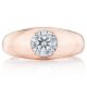 FR817RD65LDPK Tacori Allure Domed Diamond Ring 18 Karat Fine Jewelry