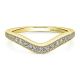 Gabriel 14 Karat Yellow Gold Curved Wedding Band WB12580R4Y44JJ