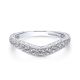 Gabriel 14 Karat Victorian Wedding Band WB12825R4W44JJ