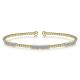 Gabriel Fashion 14 Karat Diamond Bujukan Bangle Bracelet BG4217-6Y45JJ