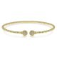 Gabriel Fashion 14 Karat Diamond Bujukan Bangle Bracelet BG4256-6Y45JJ