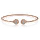 Gabriel Fashion 14 Karat Diamond Bujukan Bangle Bracelet BG4259-6K45JJ