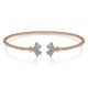 Gabriel Fashion 14 Karat Diamond Bujukan Bangle Bracelet BG4260-6K45JJ