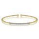 Gabriel Fashion 14 Karat Diamond Bujukan Bangle Bracelet BG4262-6Y45JJ