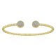 Gabriel Fashion 14 Karat Diamond Bujukan Bangle Bracelet BG4123Y45JJ