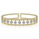 Gabriel Fashion 14 Karat Diamond Bujukan Bangle Bracelet BG4232-6Y45JJ