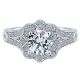 Gabriel 14 Karat Round Halo Engagement Ring ER11963W44JJ