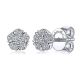 Gabriel Fashion 14 Karat Clustered Diamonds Stud Earrings EG11164W44JJ
