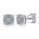Gabriel Fashion 14 Karat Clustered Diamonds Stud Earrings EG12610W44JJ