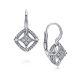 Gabriel Fashion 14 Karat Clustered Diamonds Leverback Earrings EG12658W45JJ