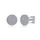 Gabriel Fashion 14 Karat Clustered Diamonds Stud Earrings EG9263W44JJ