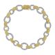 Gabriel Fashion 14 Karat Two-Tone Hampton Diamond Tennis Bracelet TB2454M44JJ