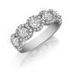 Henri Daussi R24 Round Diamond Cluster Band