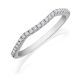 Henri Daussi WBWK Fitted Curved Diamond Wedding Ring