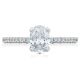 Tacori HT254515OV75X55 18 Karat Petite Crescent Engagement Ring