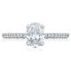 Tacori HT254515OV75X55 18 Karat Petite Crescent Engagement Ring