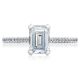 HT254615EC75X55 Platinum Tacori Petite Crescent Engagement Ring