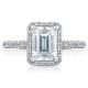 HT2547EC8X6 Platinum Tacori Petite Crescent Engagement Ring
