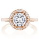 Tacori HT2567RD75PK 18 Karat Crescent Chandelier Engagement Ring