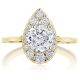 Tacori HT2575RDPS7Y 18 Karat Inflori Engagement Ring