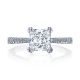 HT2578PR65 Platinum Tacori Petite Crescent Engagement Ring