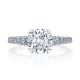 Tacori HT2579RD75W 18 Karat Petite Crescent Engagement Ring