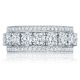 HT2615B12 Platinum Tacori Adoration Diamond Wedding Ring
