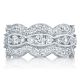 HT2616B Platinum Tacori Adoration Diamond Wedding Ring