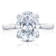 HT2625OV11X9 Platinum Tacori RoyalT Engagement Ring
