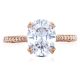 Tacori HT2627OV95x75PK 18 Karat RoyalT Engagement Ring