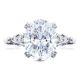 Tacori HT2628OV11X9 18 Karat RoyalT Engagement Ring