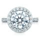 HT2650RD10 Platinum Tacori RoyalT Engagement Ring