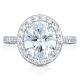 HT2652OV10X85 Platinum Tacori RoyalT Engagement Ring