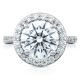 HT2652RD10 Platinum Tacori RoyalT Engagement Ring
