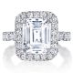 HT2653EC105X85 Platinum Tacori RoyalT Engagement Ring