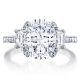 Tacori HT2656OV11X9 18 Karat RoyalT Engagement Ring