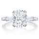 HT2657OV10X85 Platinum Tacori RoyalT Engagement Ring