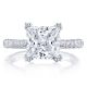 HT2663PR85 Platinum Tacori Petite Crescent RoyalT Engagement Ring