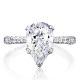 HT2663PS12X75 Platinum Tacori Petite Crescent RoyalT Engagement Ring