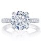 HT2663RD95 Platinum Tacori Petite Crescent RoyalT Engagement Ring