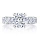 HT2665RD9 Platinum Tacori Classic Crescent Engagement Ring