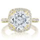 Tacori HT2670CU10Y 18 Karat RoyalT Engagement Ring