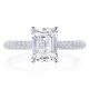 Tacori HT2672EC85X65 Platinum RoyalT Engagement Ring