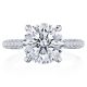 Tacori HT2673RD10 Platinum RoyalT Engagement Ring