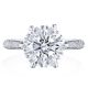 Tacori HT2675RD95 Platinum RoyalT Engagement Ring