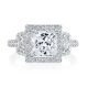 HT2677PR7 Platinum Tacori Petite Crescent RoyalT Engagement Ring