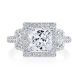 HT2677PR7 Platinum Tacori Petite Crescent RoyalT Engagement Ring