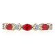 Tacori HT2681Y65RB 18K Marquise Ruby and Round Diamond Eternity Wedding Ring