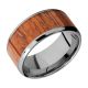 Lashbrook 10B18(NS)/HARDWOOD Titanium Wedding Ring or Band