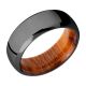 Lashbrook HWSLEEVEZ8DB Zirconium Wedding Ring or Band